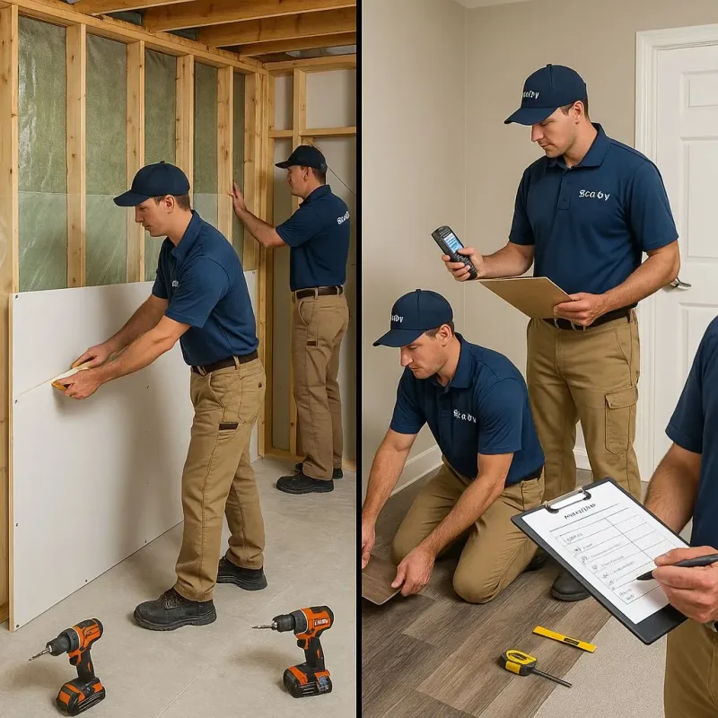Repairs and Reconstruction process in Middlesex, NJ